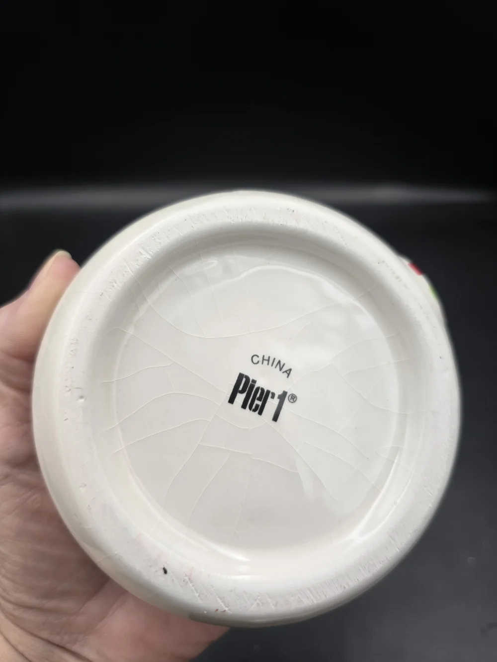 Pier 1 festive ceramic